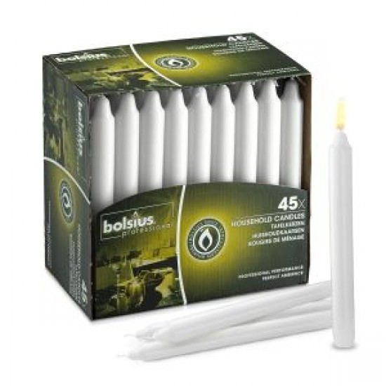 Bistro Candle White - 7 (box 4''