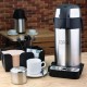 Olympia Pump Action Airpot St/st Double Wall - 3ltr 'coffee'