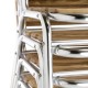 Bolero Aluminium & Ash Bistro Sidechair (pack 4)
