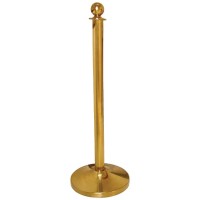 950 H mm Plated Ø x 300 Bolero Ball Top Barrier in Stainless Steel 