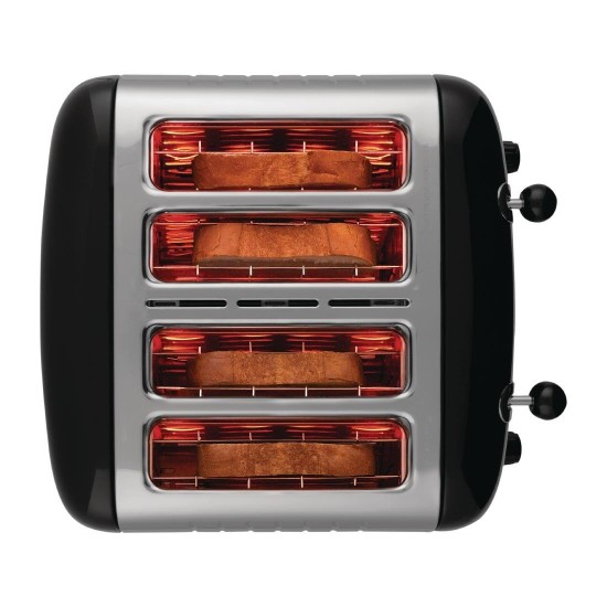 Dualit Lite Toaster 4 Slot Blk