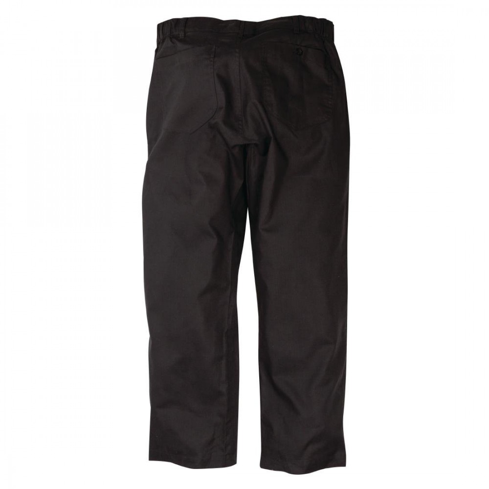 Chef Works Chef Trousers Executive Herringbone Black Chef