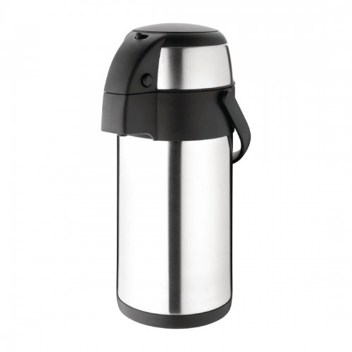 Olympia Pomp Actie Airpot 3Ltr RVS Theepot Infuser kopen? | | Theepotten