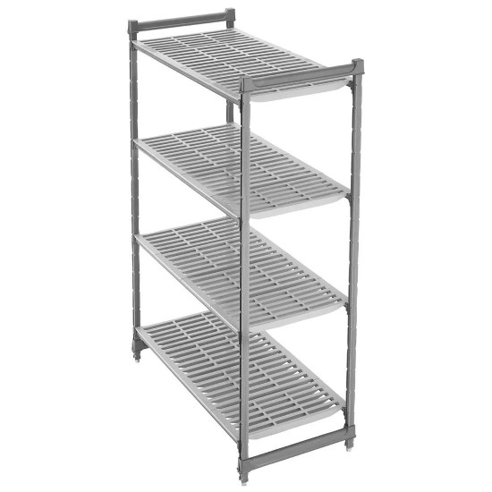 Cambro Camshelving Basics Plus Starter Unit 4 Tier With Vented Shelves
