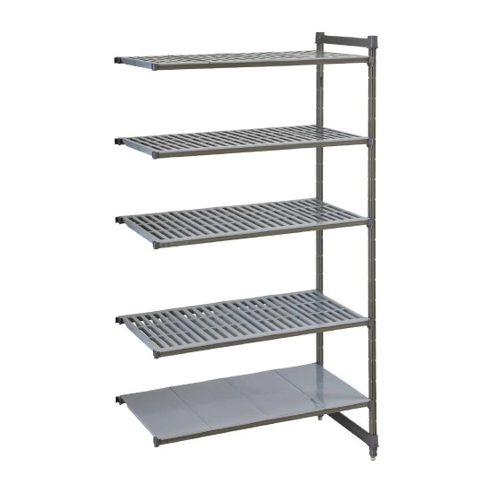 Cambro Camshelving Basics Plus Add-on Unit 5 Tier Vented Shelves