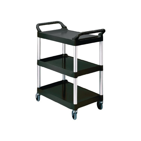 Rubbermaid Compact Trolley Black