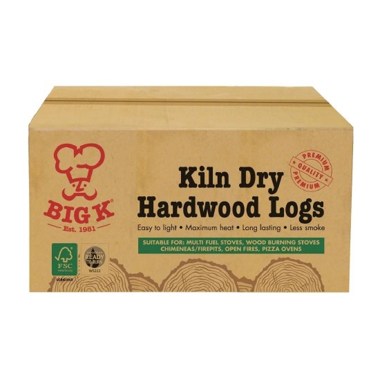 Big K Kiln Dry Hardwood Logs Fsc - 8kg