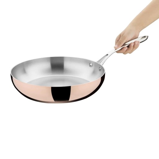 Poêle induction triple épaisseur Vogue Tri Wall 280mm - Poële - Vogue