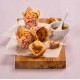 Salted Caramel Filled Mini Muffin Picture Salted Caramel Filled Mini Muffin on a Serving Platter