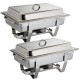 Milan Chafer Set Twin Pack Offer Gn - 1/1 Milan Chafer Set Twin Pack Offer Gn - 1/1
