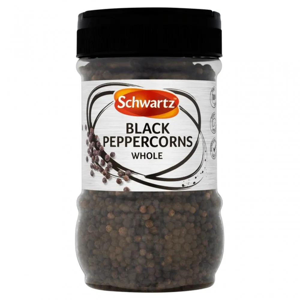 Schwartz Whole Black Peppercorn 460g