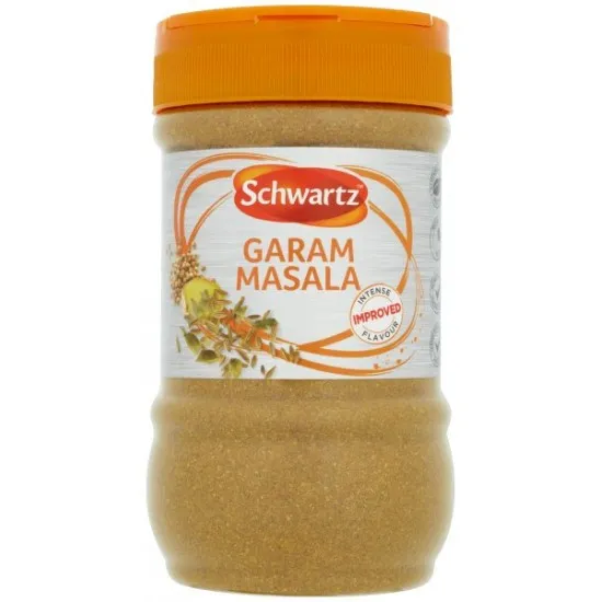 Schwartz Garam Masala 330g in a container