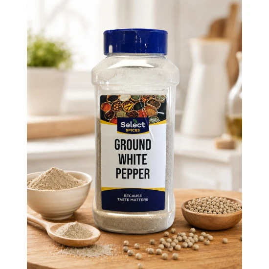 Jar of Country Range Ground White Pepper 550g