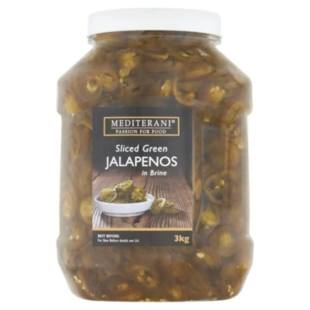 Newforge Sliced Green Jalapenos 2.7kg
