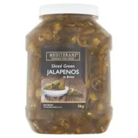 Newforge Sliced Green Jalapenos 2.7kg