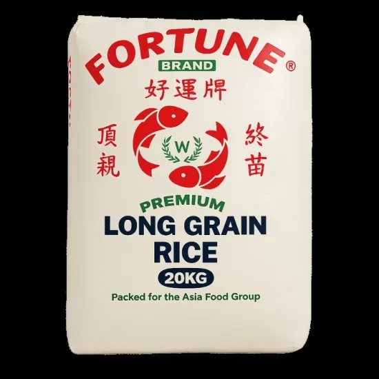 Long Grain Rice 20kg in a red and white sack