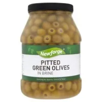 Newforge Pitted Green Olives 4.1kg X 3