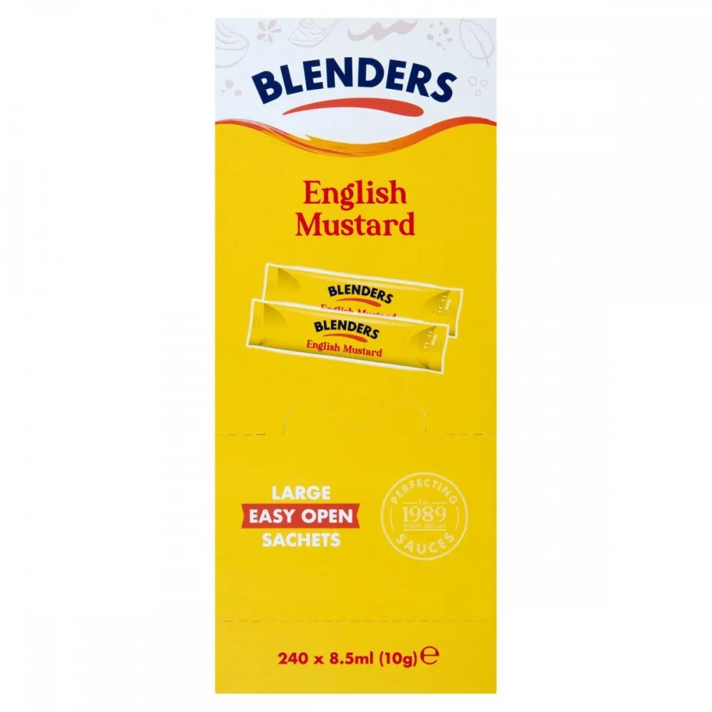 Blenders English Mustard Sachets 10g X 240