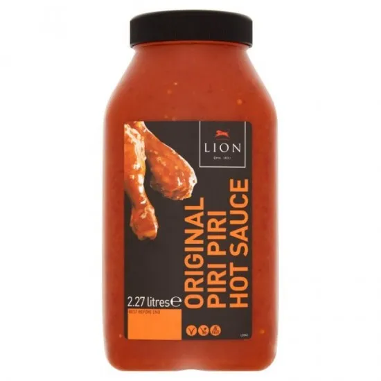 Lion Piri Piri Sauce 2.27kg in Plastic Square Bottle
