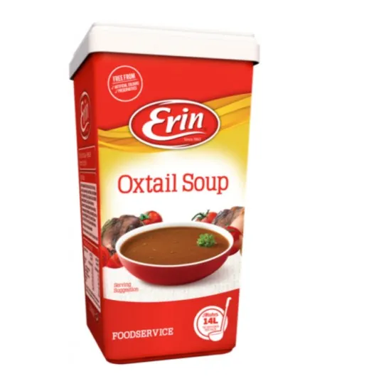 Tub of Erin Oxtail Soup 14ltr