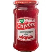 Chivers Strawberry Jam Glass 370g X 12