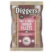 Diggers Salt And Chilli Chicken Fillets 1kg X 5