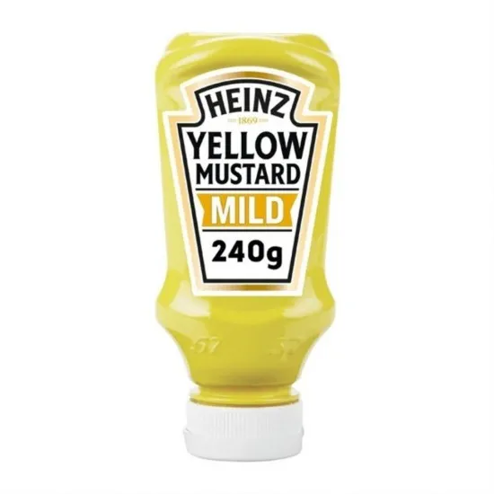 Heinz Yellow Mustard Mild 220ml X 8