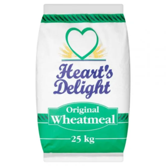 Hearts Delight Wheatmeal 25kg in a bag