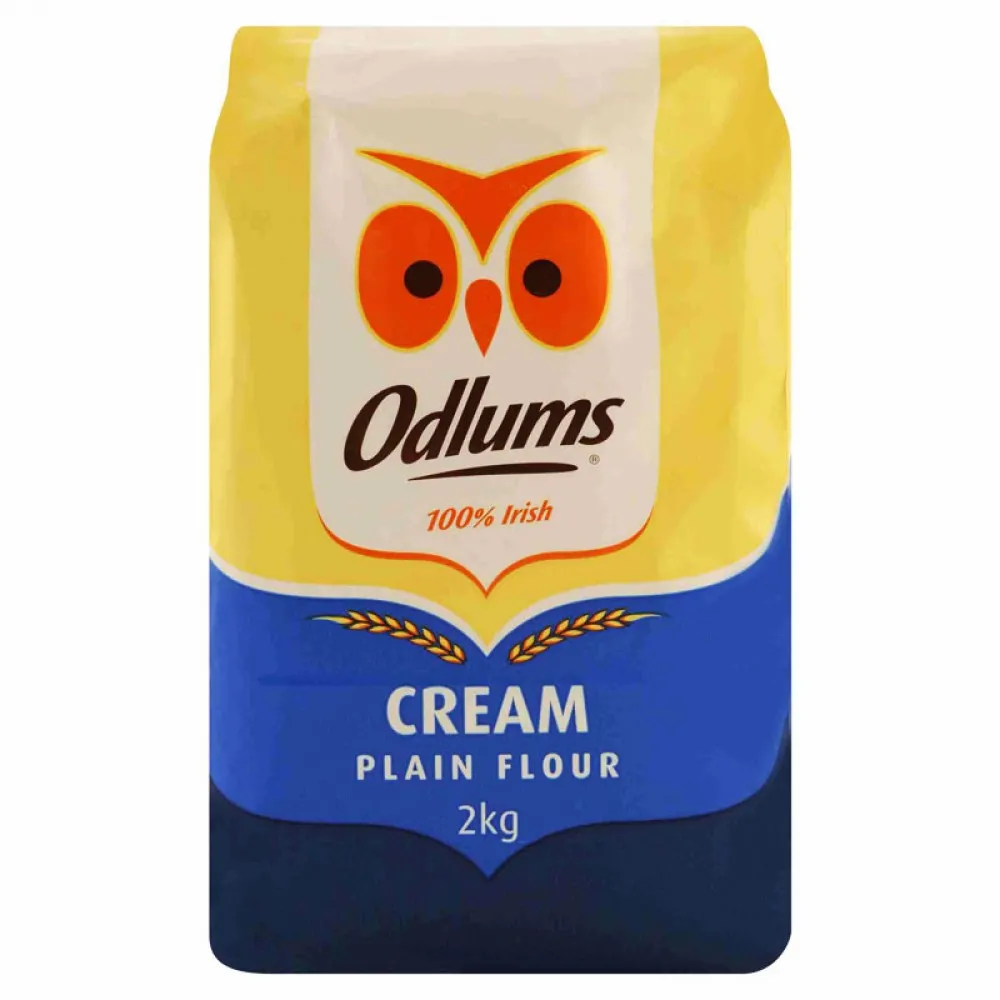 Odlums Cream Flour 2kg X 8