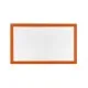 Rectangle Non-stick Baking Mat with Brown Boarder 52 X 31 Cm