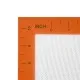 Rectangle Non-stick Baking Mat with Brown Boarder 52 X 31 Cm