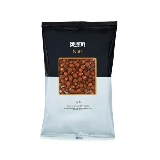 Country Range Hazelnuts (Skin On) 1kg in a bag