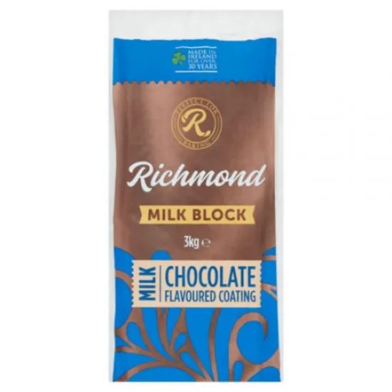 Richmond Milk Cooking Chocolate 3kg in a packet