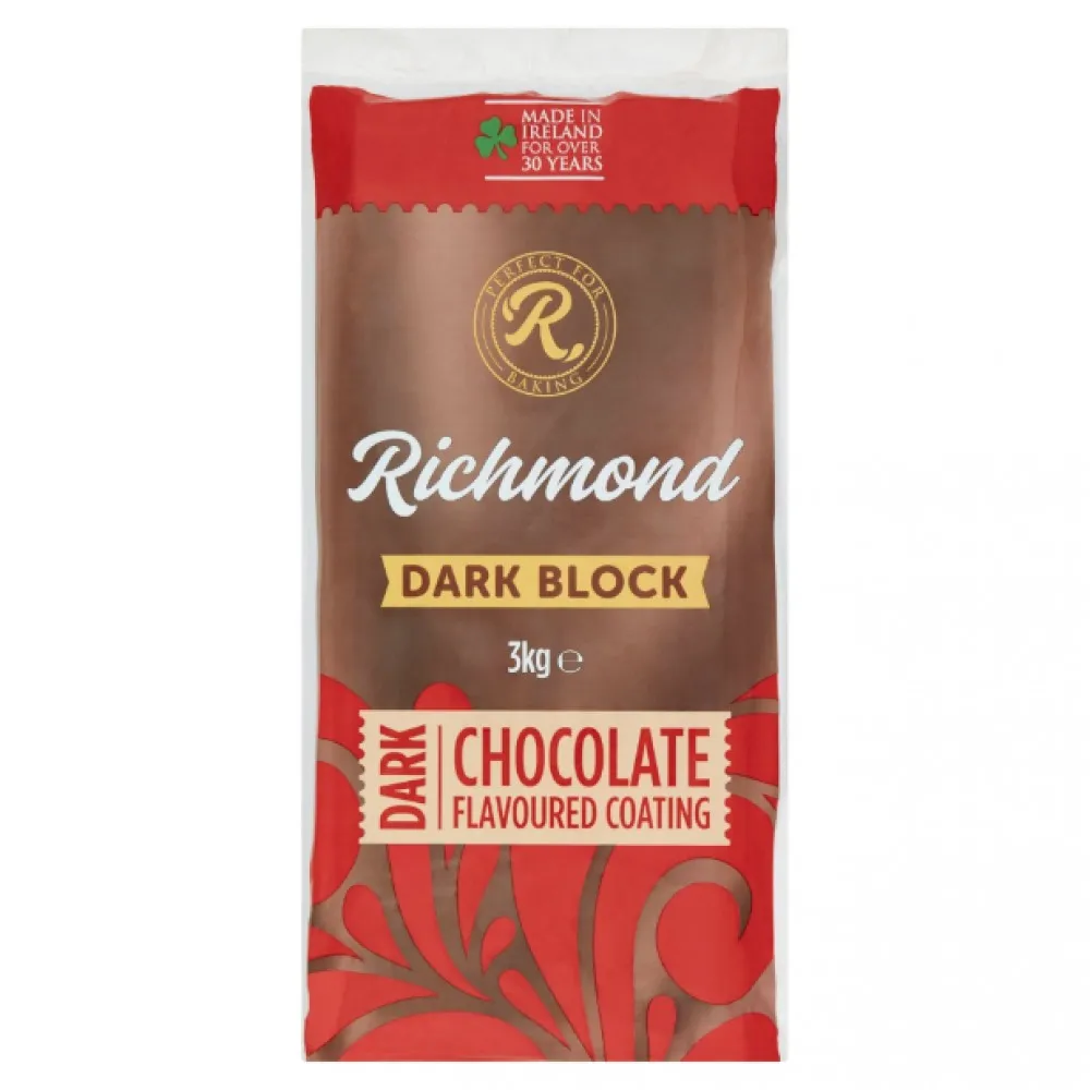 Richmond Cooking Chocolate Dark 3kg Block