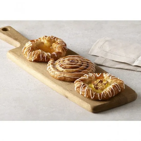Selection of Royal Danish Pastries on a Plate
