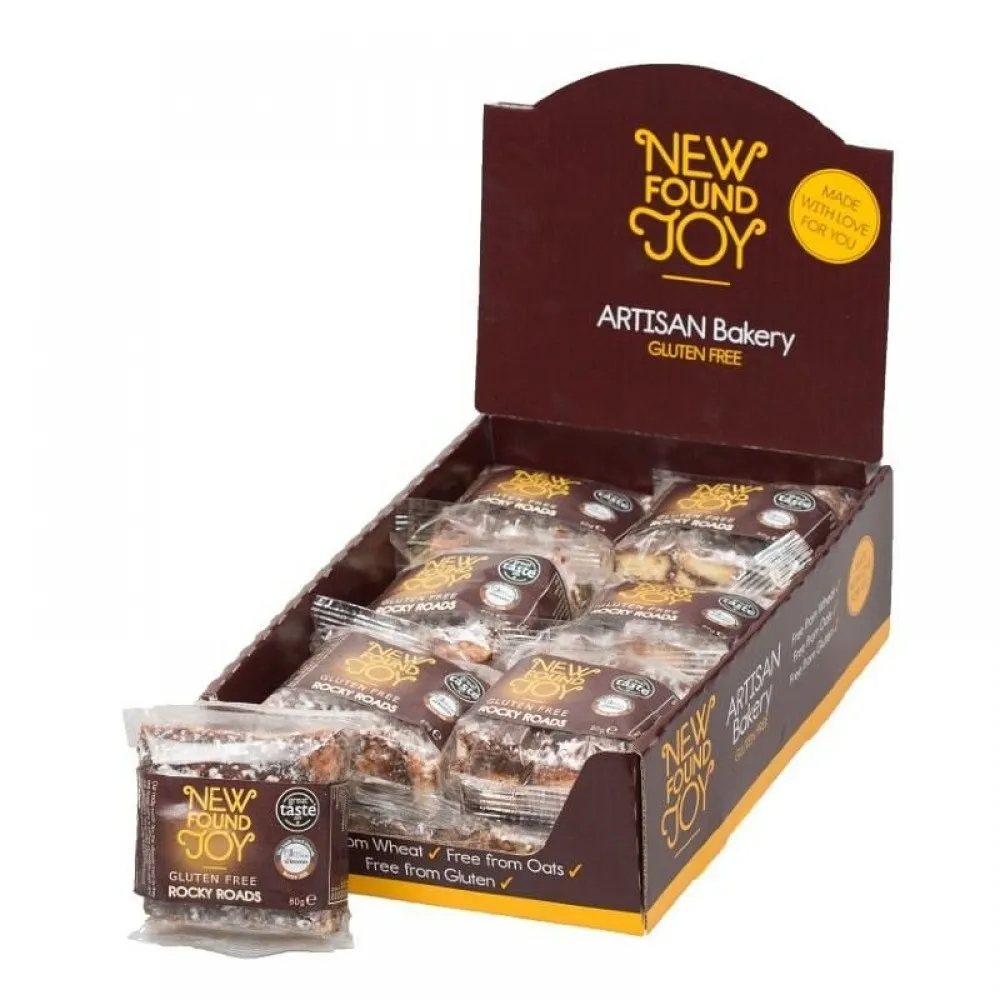 New Found Joy Gf Rocky Road 12x 80g
