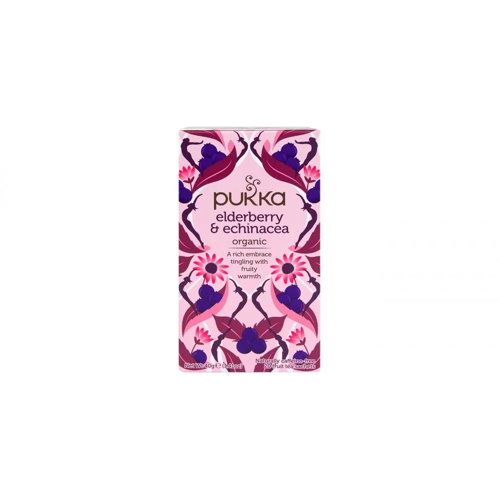 Pukka Elderberry & Echinacea Tea 4x 20pk