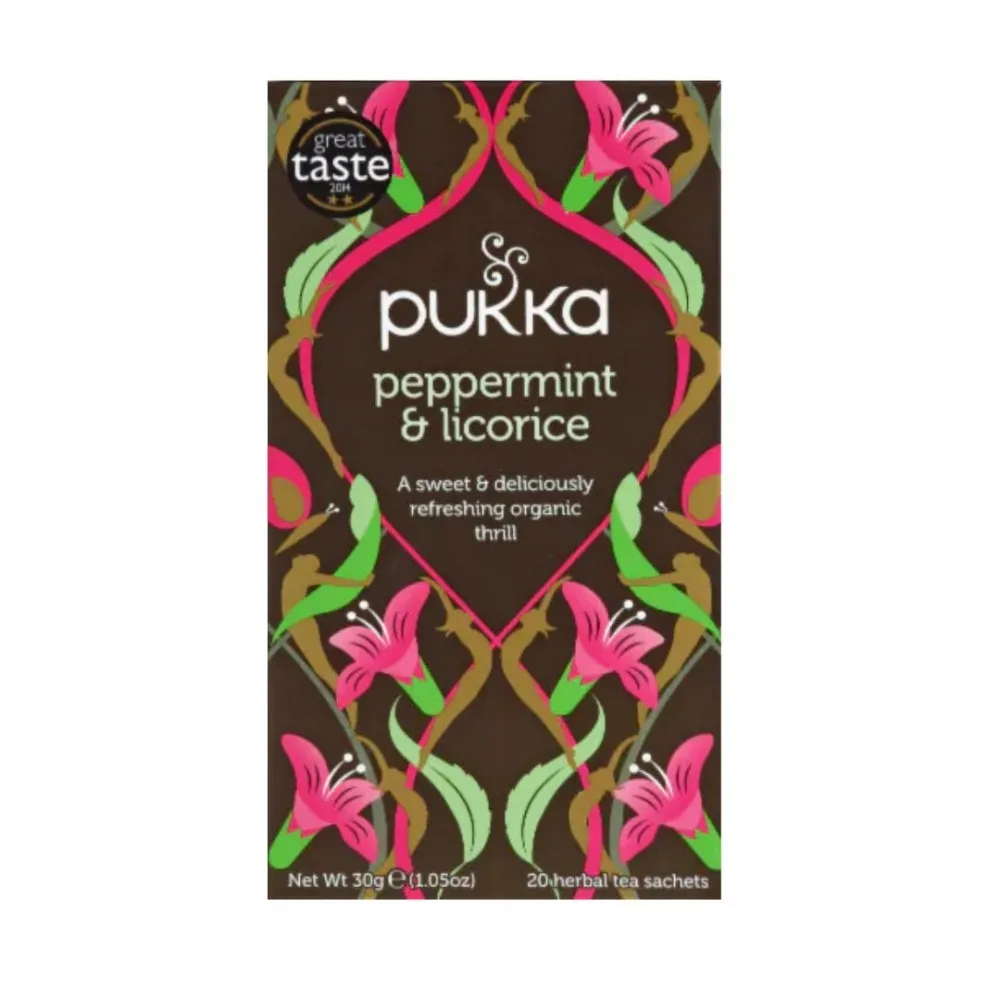 Pukka Liquorice & Peppermint Tea 4x 20pk