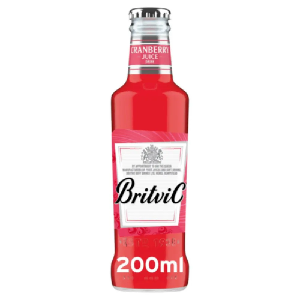 Britvic Cranberry Juice 200ml Nrb X 24