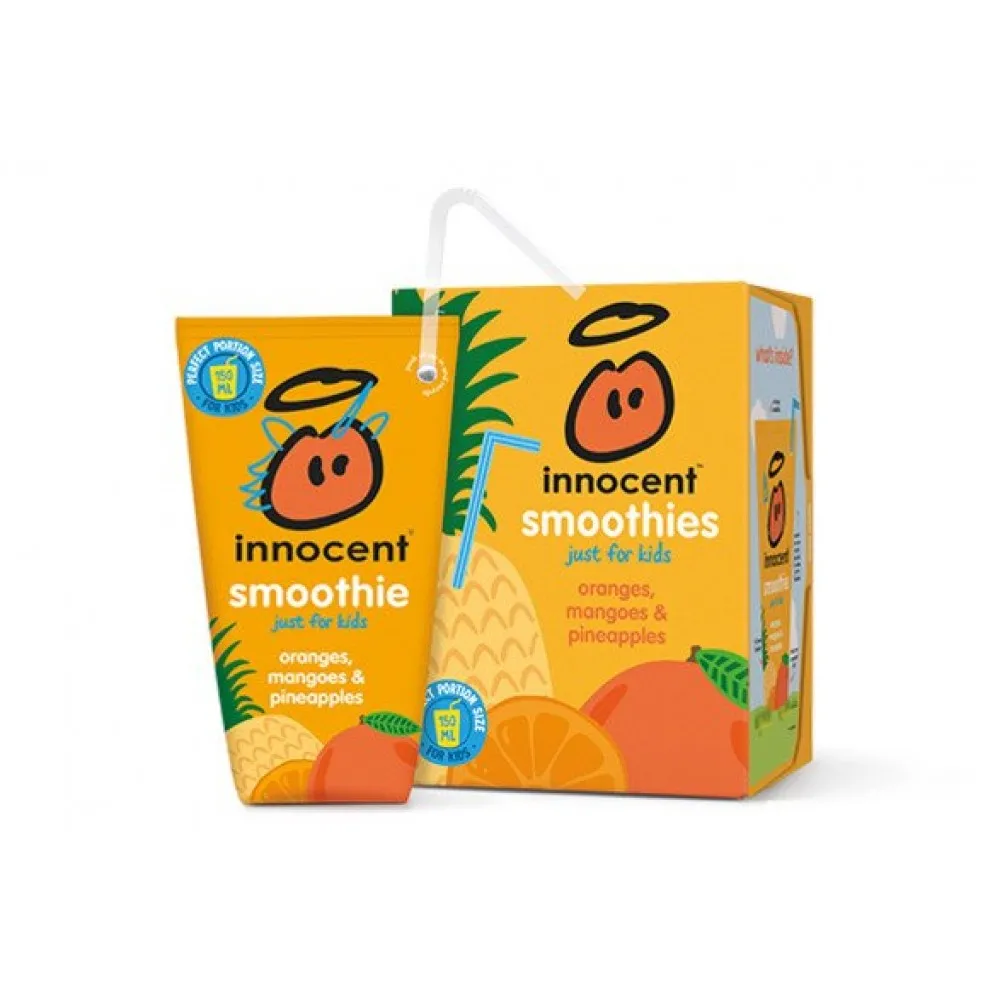 Innocent Kids Smoothie Orange & Mango 150ml X16