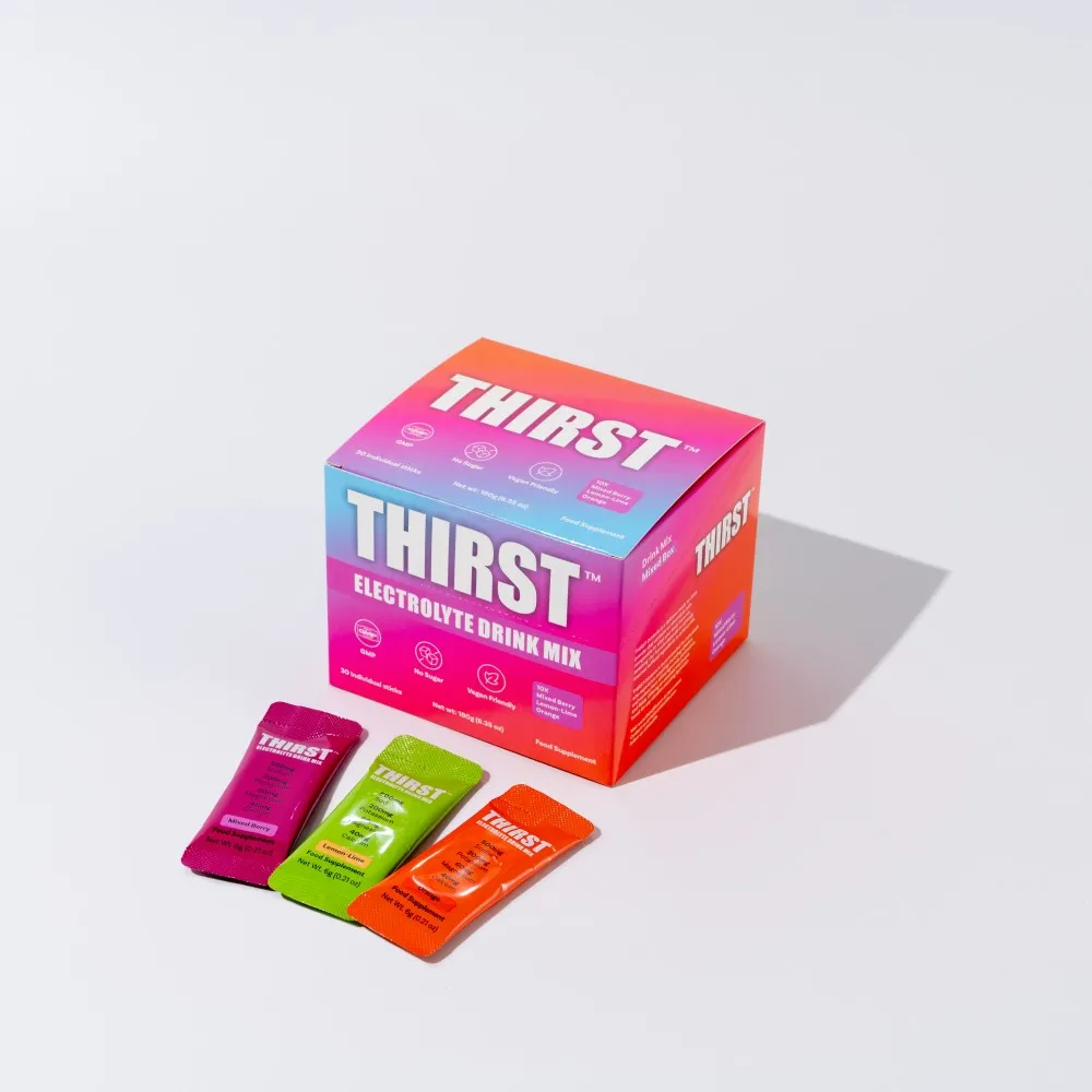 Thirst Electrolytes Mixed Berry / Lemon Lime / Orange X 30
