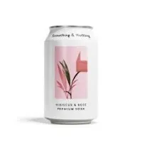 Something & Nothing Hibiscus & Rose Soda 330ml X 12 Drs
