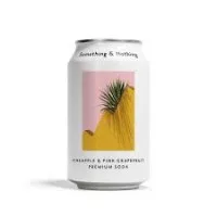 Something & Nothing Pineapple & Grapefruit Soda 330ml X 12 Drs