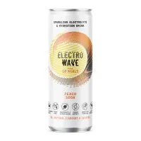 Electro Wave Peach Soda 330ml X 24 Drs