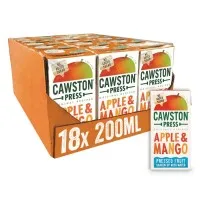 Cawston Press Apple & Mango Fruit Water 200ml X 18