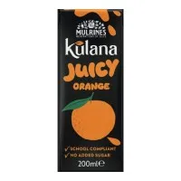 Kulana Orange Juice 200ml X 24