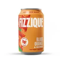 Fizzique Blood Orange & Mango Can 330ml X 12 Drs