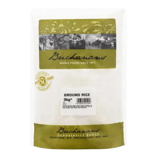 Gem Ground Rice 3kg in a bag