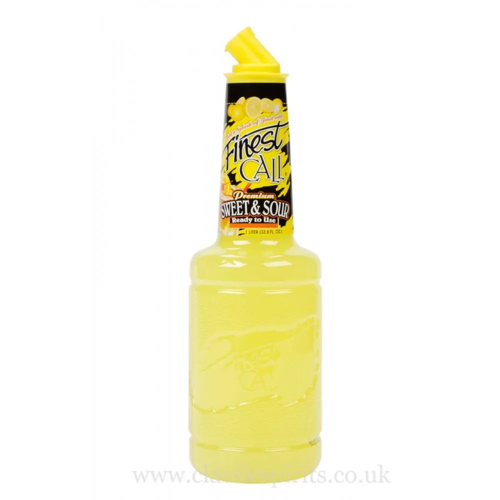 Finest Call Sweet & Sour Syrup 1ltr Drs