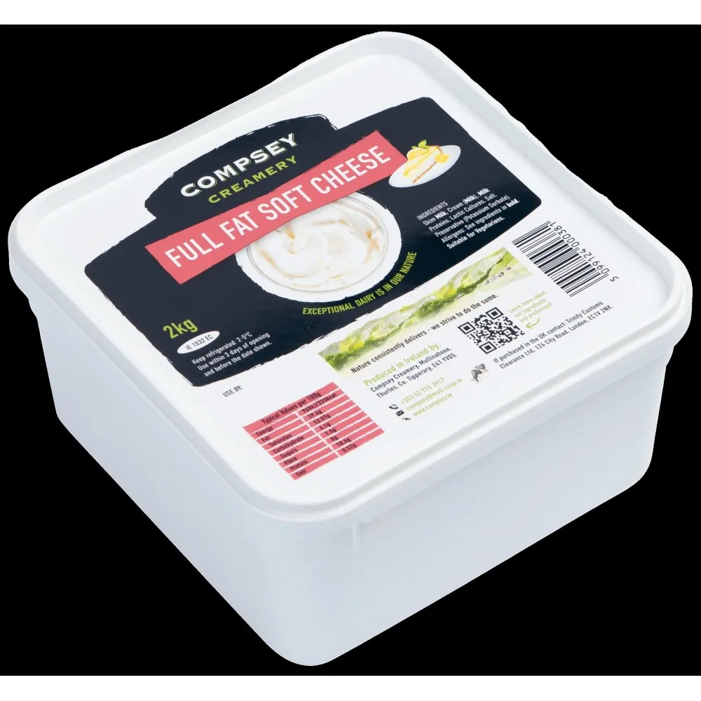 Compsey Soft Cheese Full Fat 2kg
